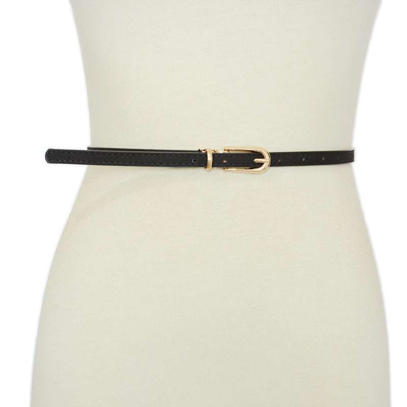 ベルト レディース レザーベルト 細身エレガントベルト