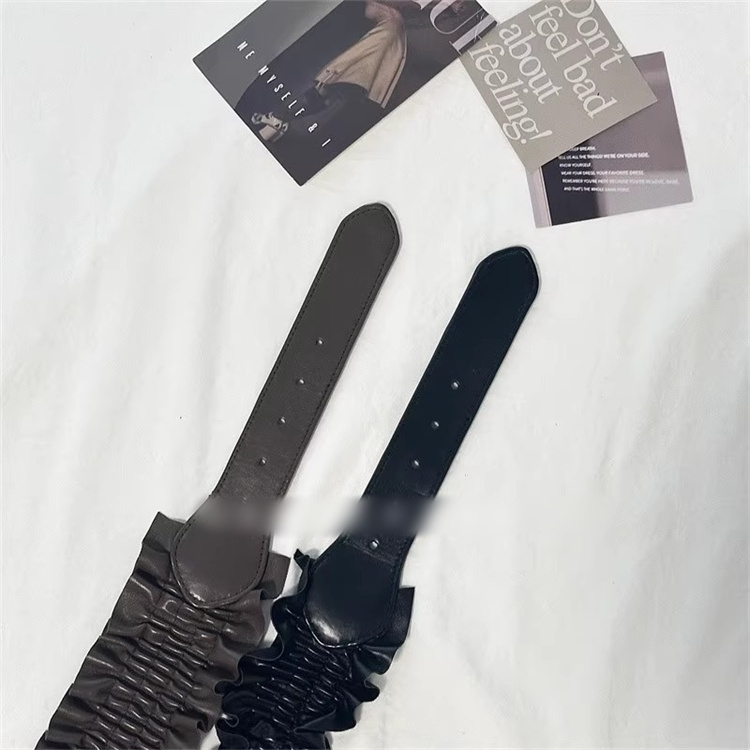 レディース ベルト レディース ゴムベルト 伸縮式装飾ベルト 花柄バックル付き