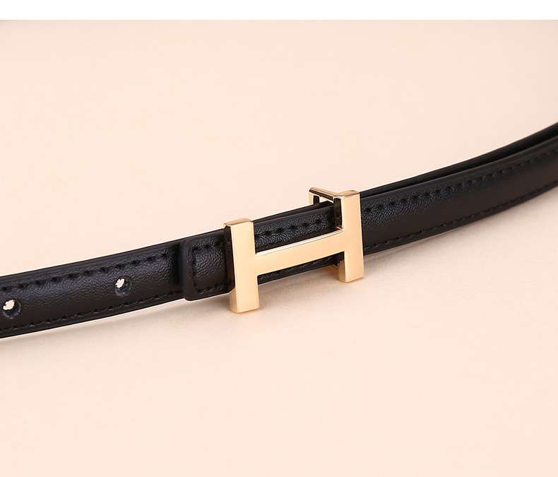 ベルト レディース レザーベルト 高級感溢れる 金具付きレザーベルト