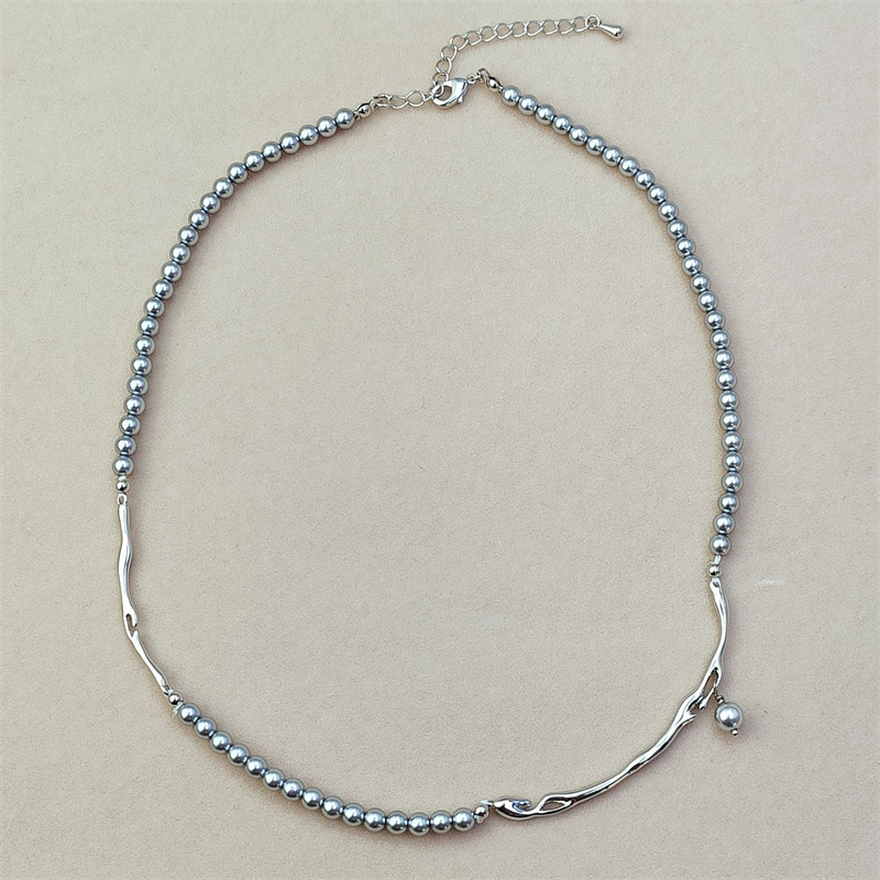 不規則デザインパール首飾り ネックレス