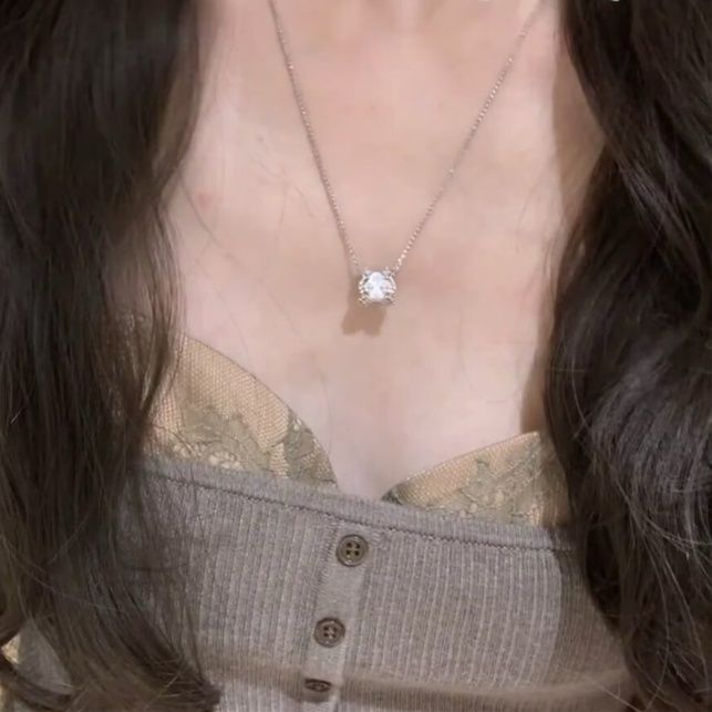 シルバー ロール アーチネックレス 首飾りアクセサリー