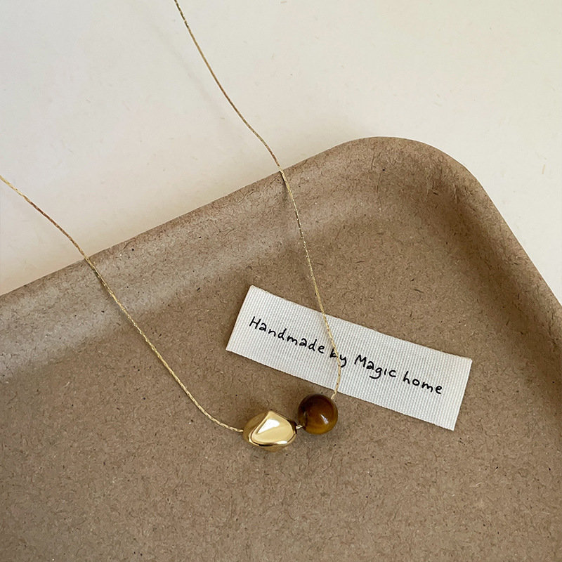 パール天然石ネックレス 高級感レディース 錆びにくい