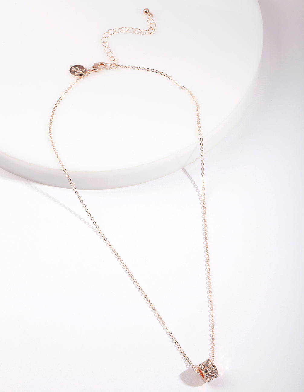 ネックレスレディース 煌めく宝石箱 キュービックネックレス