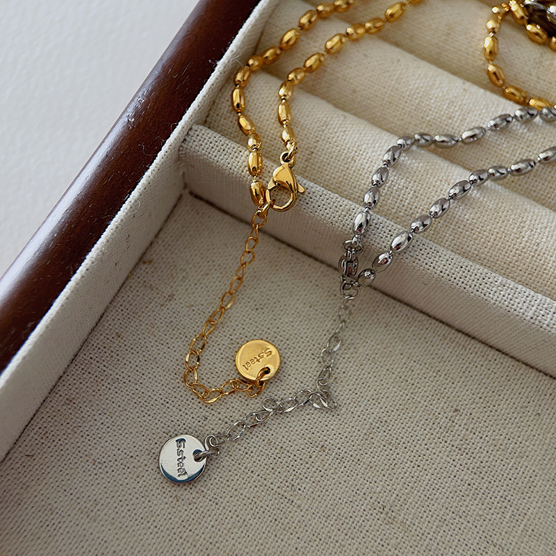 ゴールドハート型ネックレス 錆びにくい首飾り