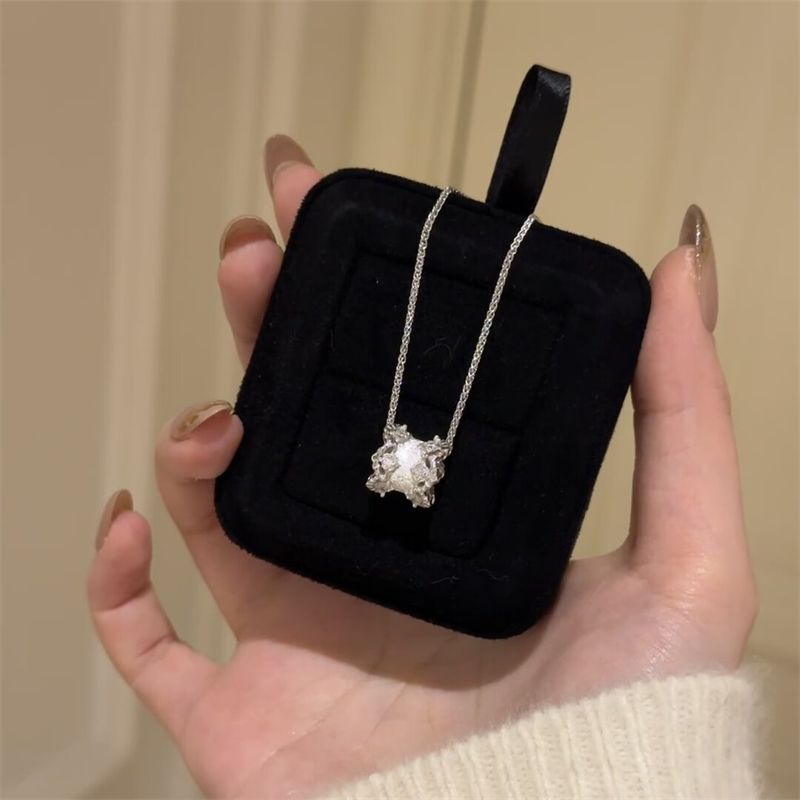 シルバー ロール アーチネックレス 首飾りアクセサリー