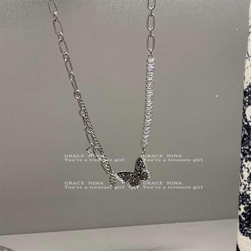 シルバー編み込みハートペンダントネックレス