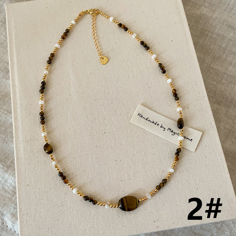 パール天然石ネックレス 高級感レディース 錆びにくい