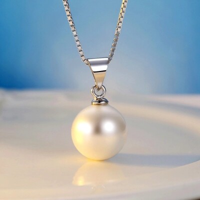一粒パール 上品シンプルペンダントネックレス
