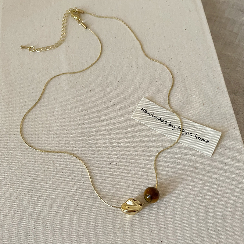 パール天然石ネックレス 高級感レディース 錆びにくい