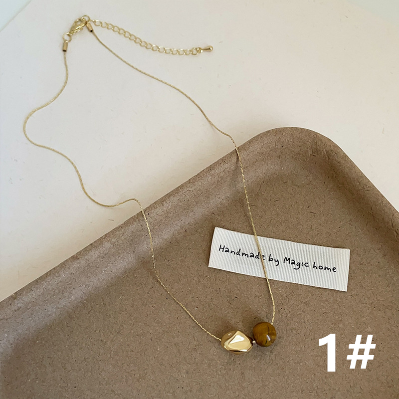 パール天然石ネックレス 高級感レディース 錆びにくい