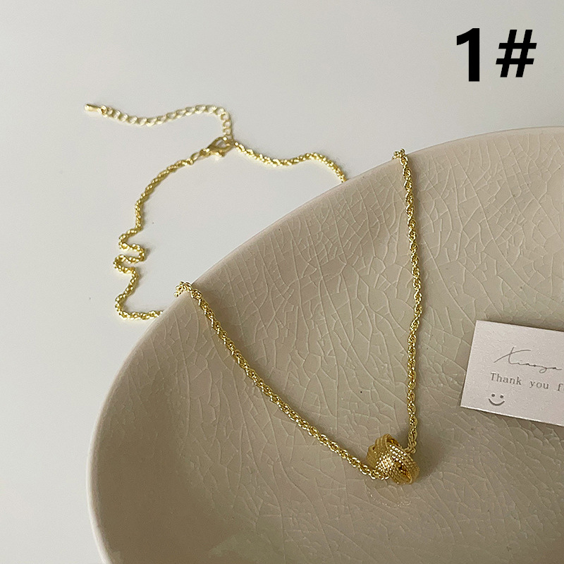 ゴールドチェーン首飾り錆びにくい上品