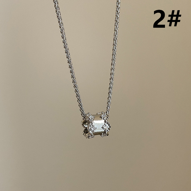 シルバー ロール アーチネックレス 首飾りアクセサリー