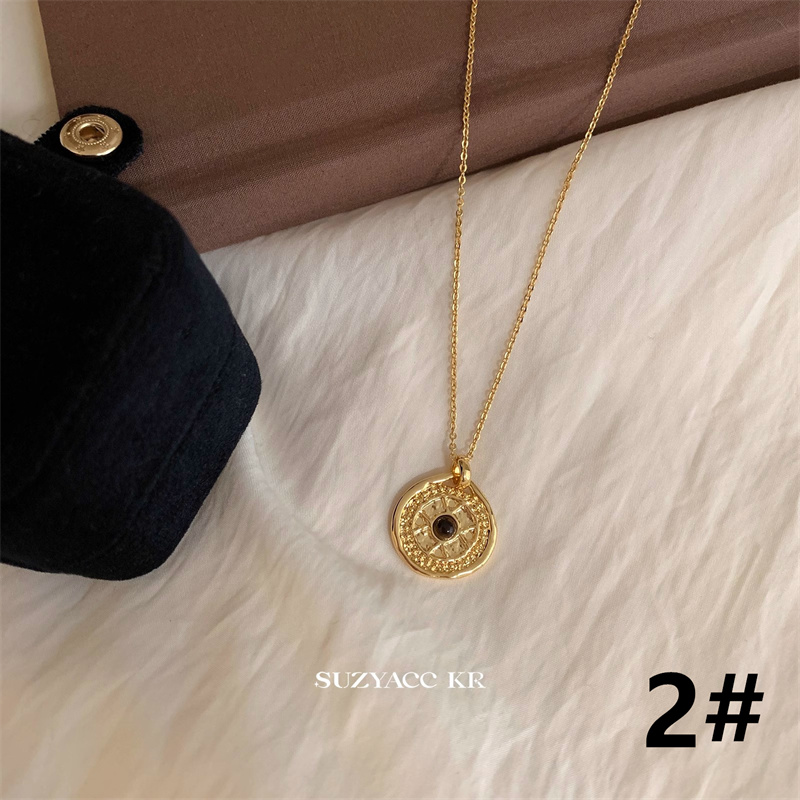 ゴールド重ね付けネックレス シンプル上品