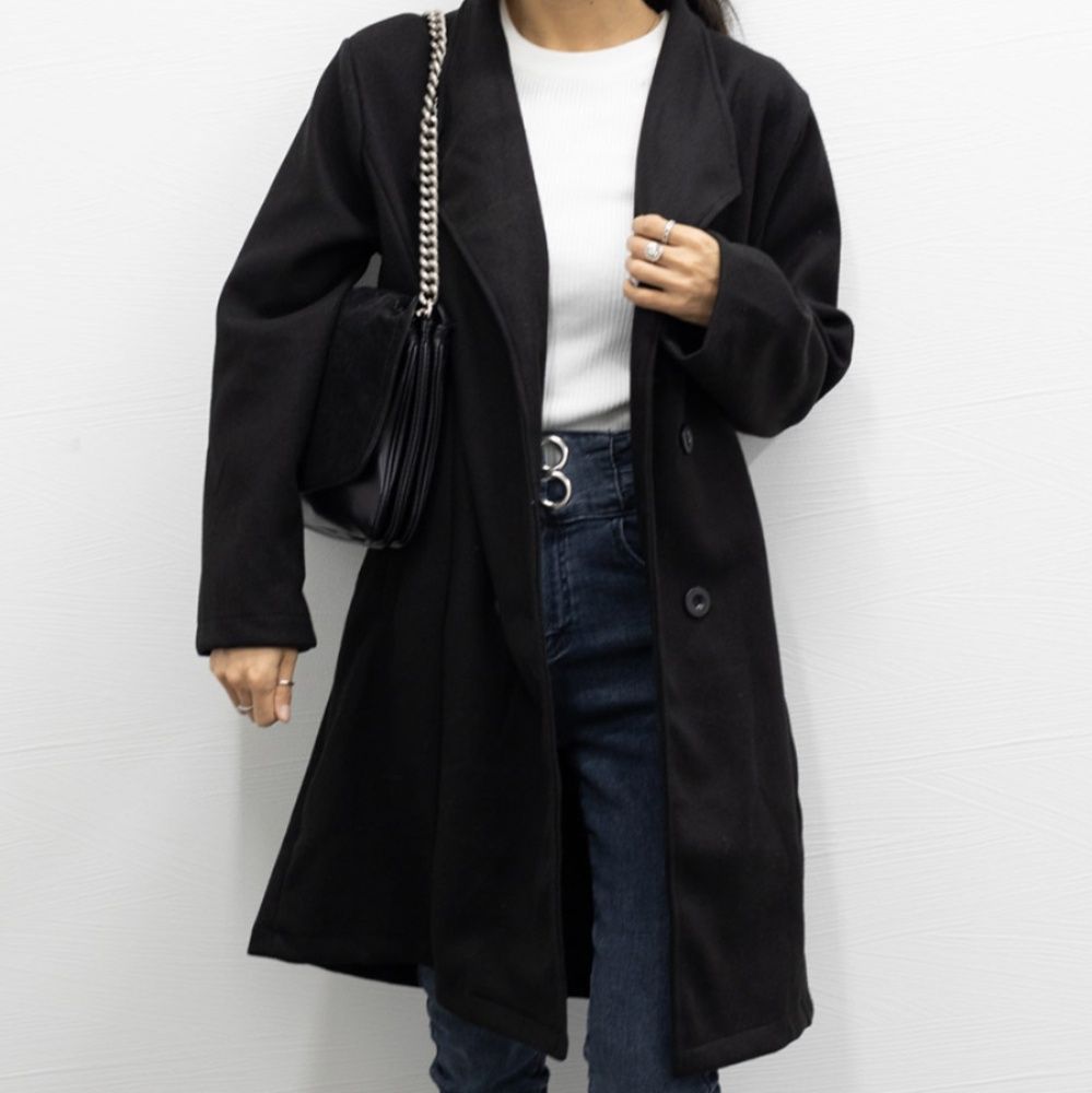 30代ファッション 大人のロング丈チェスターコート
