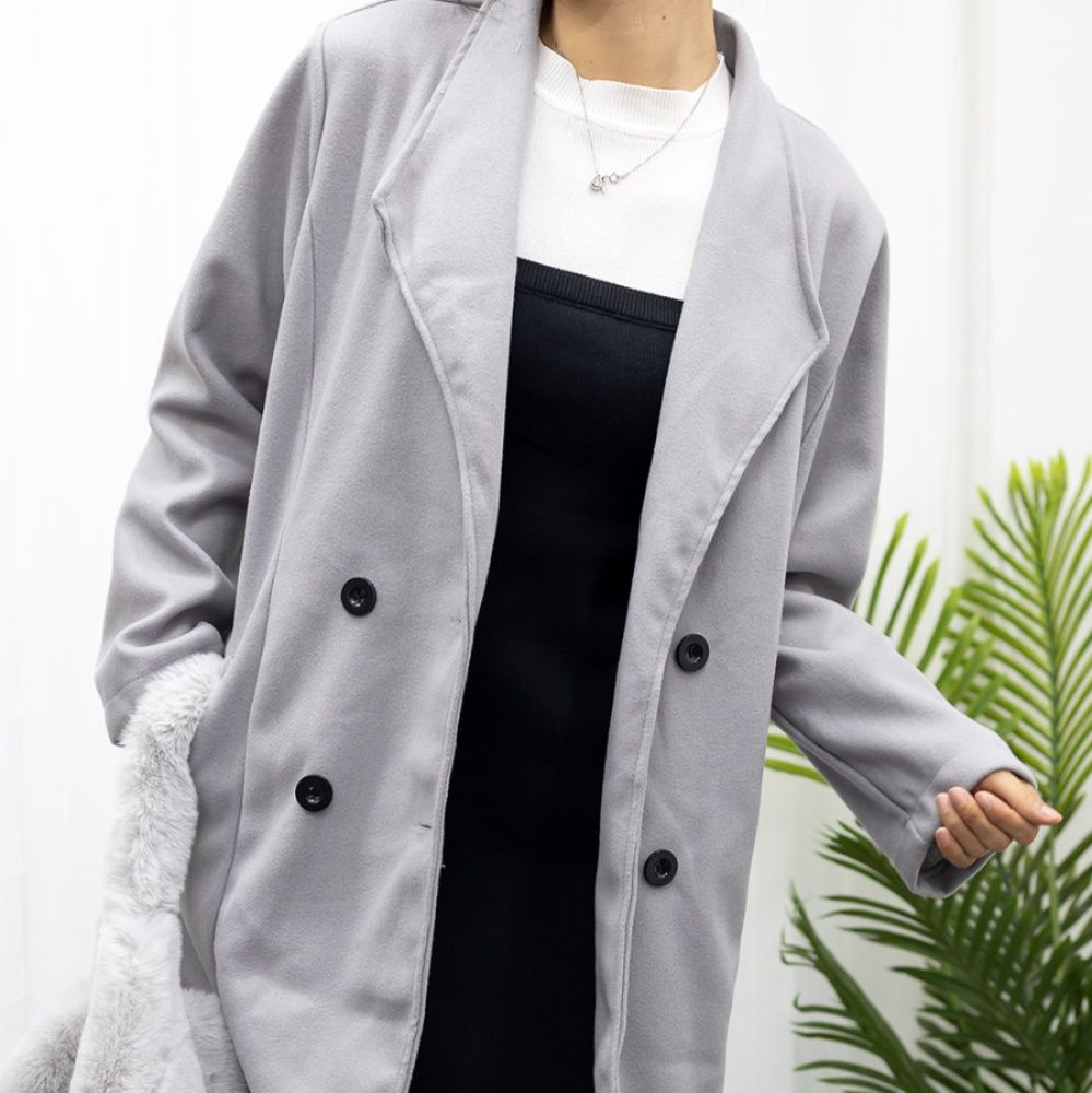 30代ファッション 大人のロング丈チェスターコート