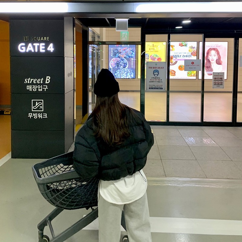 30代ファッション 今季必須アイテム個性的ジッパー付き暖かい綿入りアウター