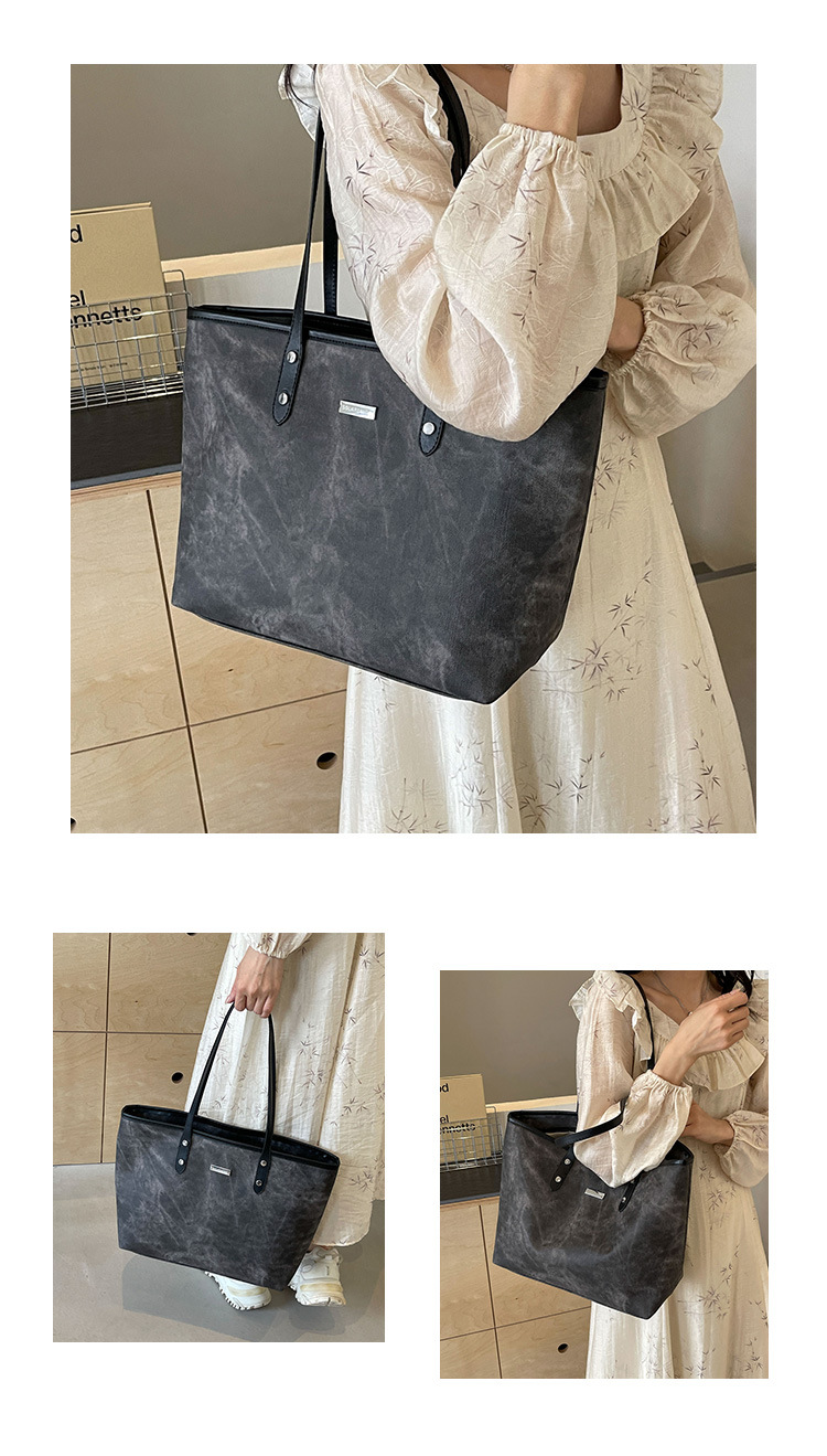 30代ファッション シンプル帆布トートバッグ