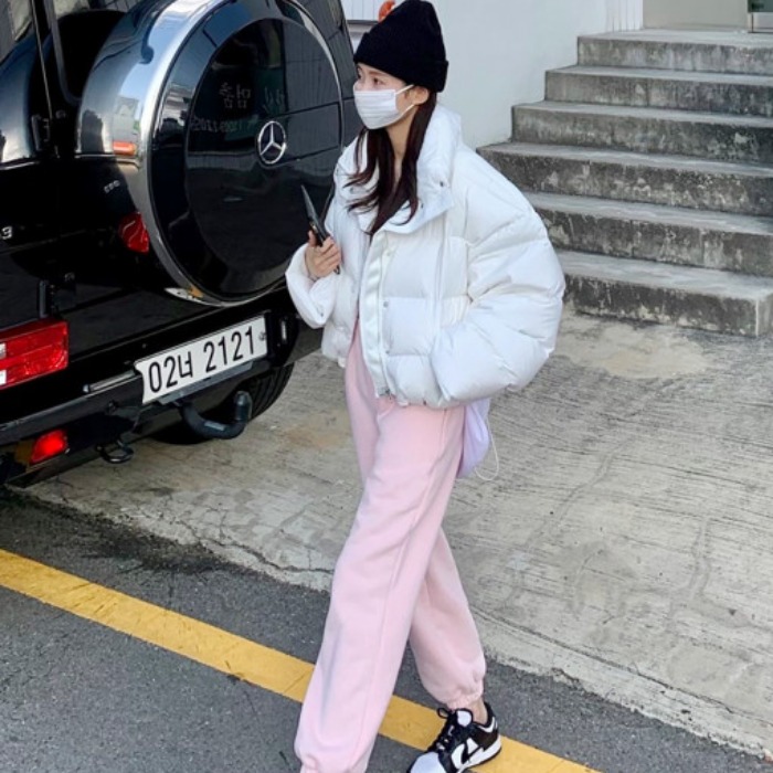 30代ファッション 今季必須アイテム個性的ジッパー付き暖かい綿入りアウター