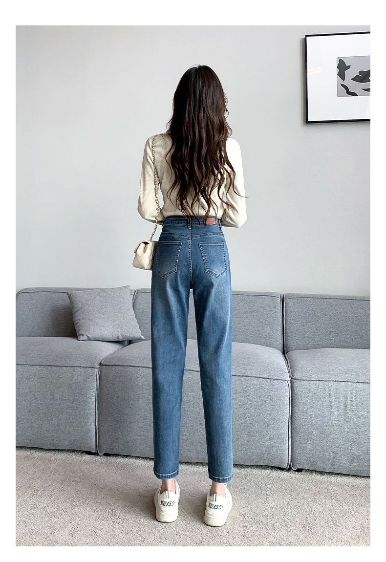 30代ファッション すっきりシルエット美脚パンツ