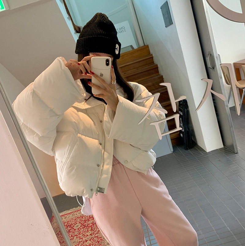 30代ファッション 今季必須アイテム個性的ジッパー付き暖かい綿入りアウター