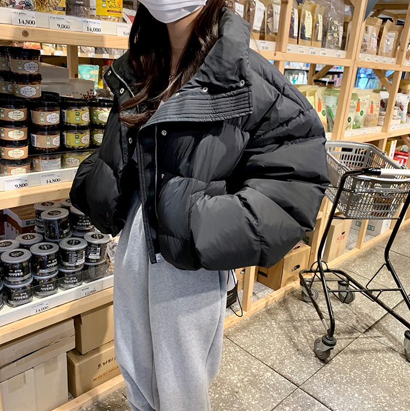 30代ファッション 今季必須アイテム個性的ジッパー付き暖かい綿入りアウター