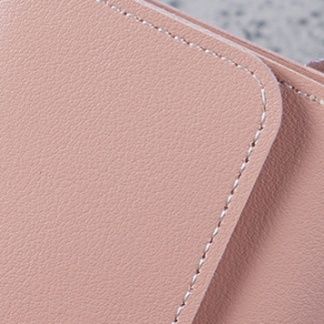 上質本革仕様多機能三つ折り短財布