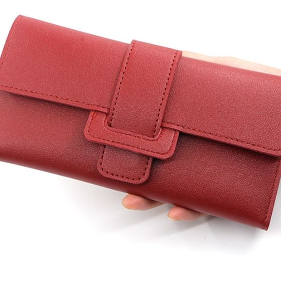 三つ折り 財布 上品な三段折り込み式長財布