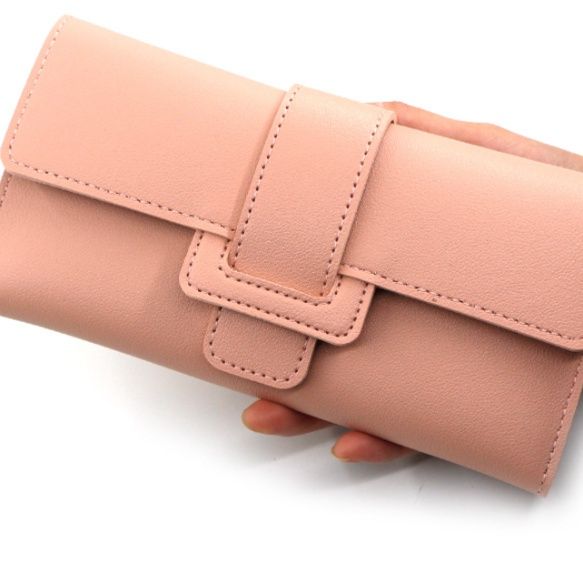 三つ折り 財布 上品な三段折り込み式長財布