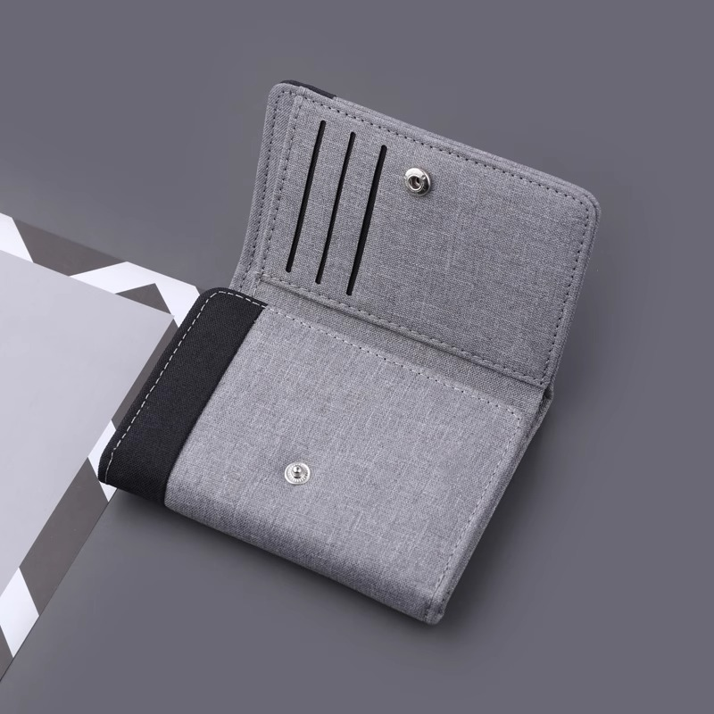 三つ折り 財布 薄型スマート三つ折り財布ミニマル仕様