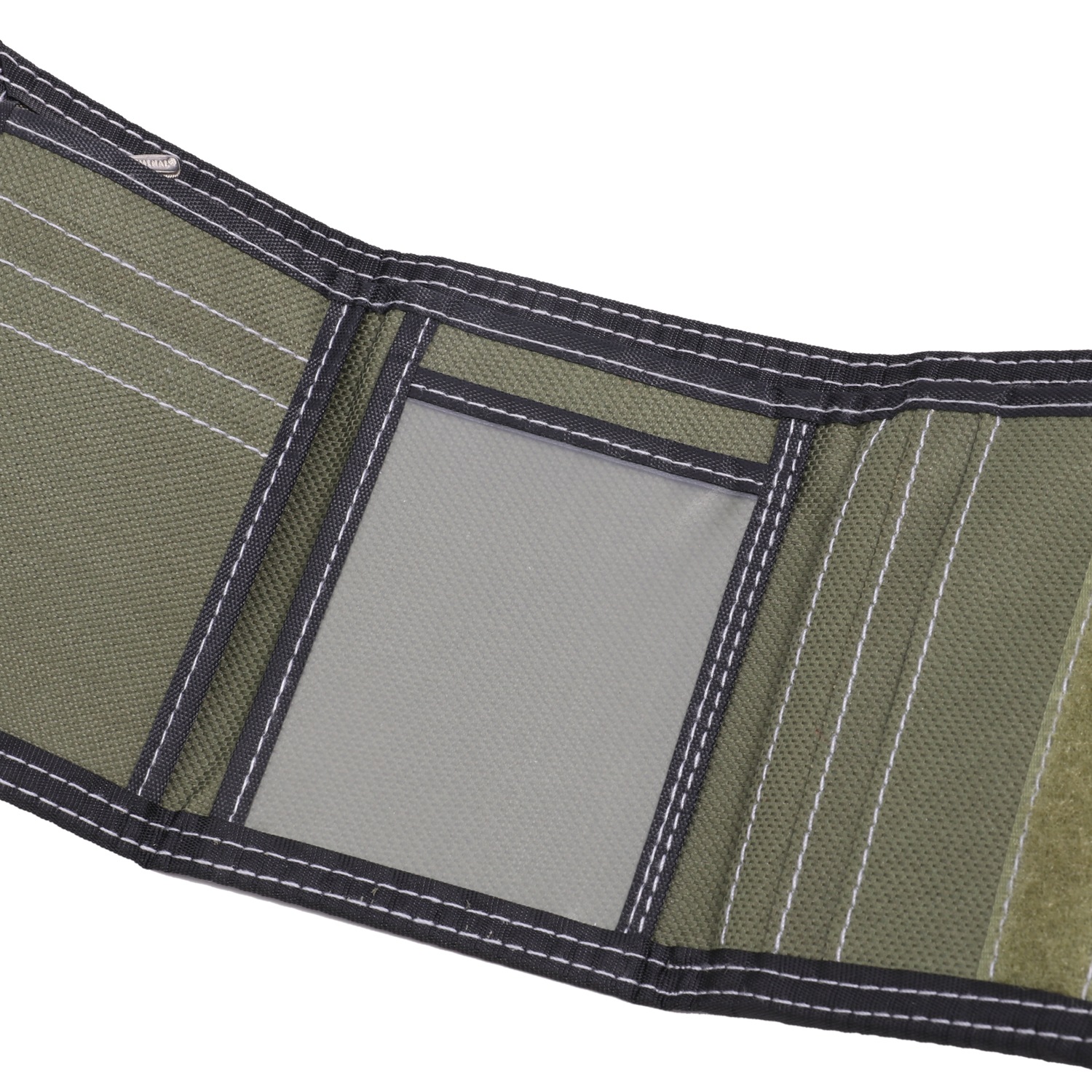 三つ折り財布 コンパクト ステッチデザインウォレット