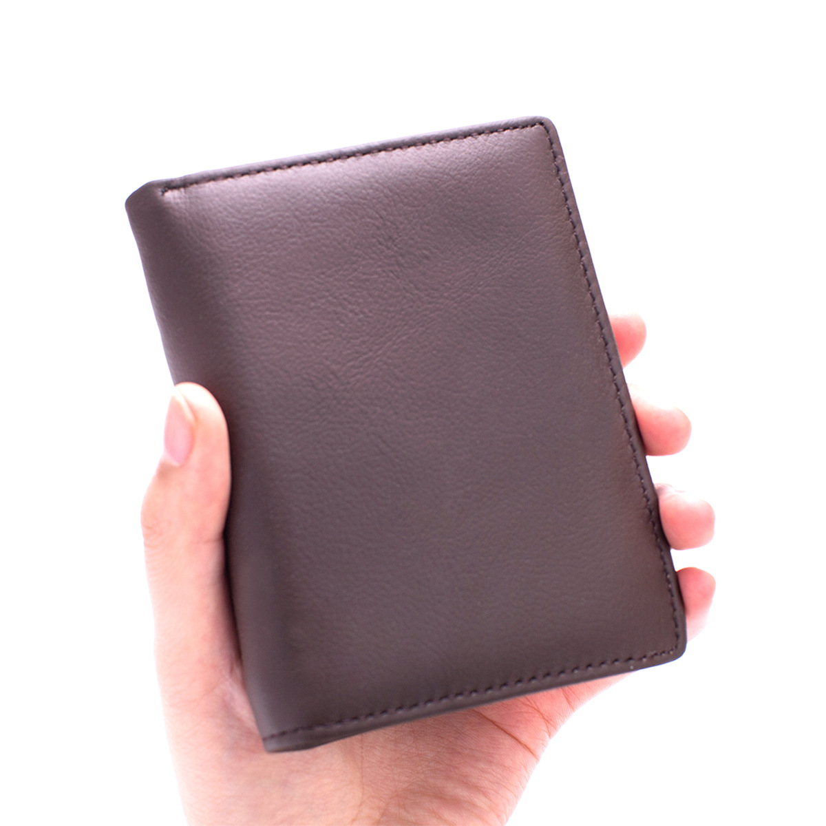 三つ折り 財布 本革スマート三つ折り財布