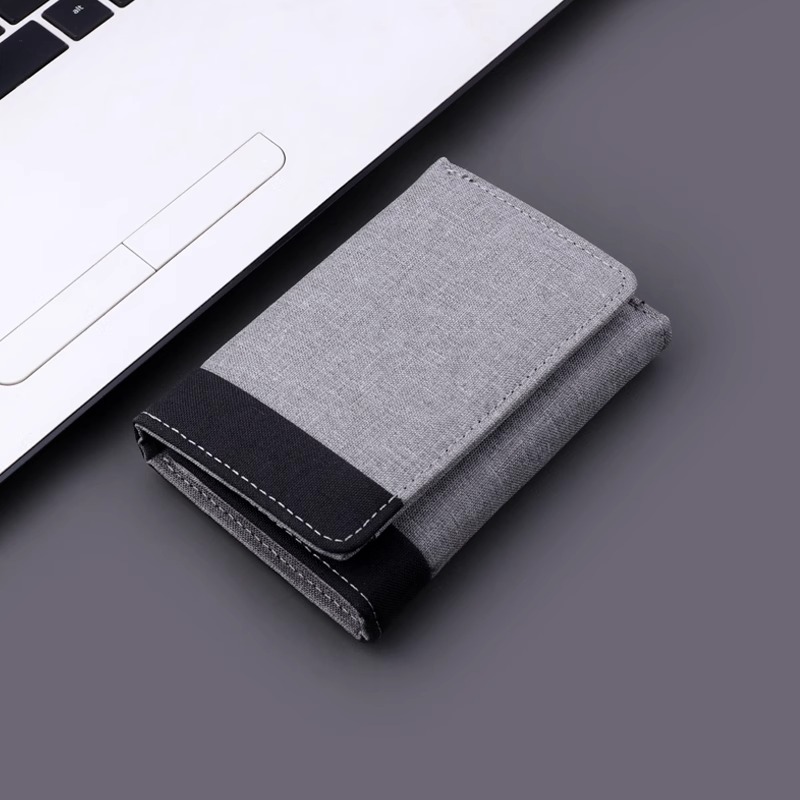 三つ折り 財布 薄型スマート三つ折り財布ミニマル仕様