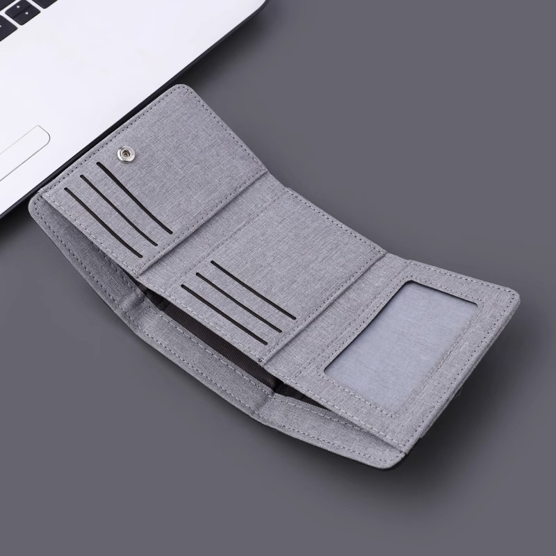 三つ折り 財布 薄型スマート三つ折り財布ミニマル仕様