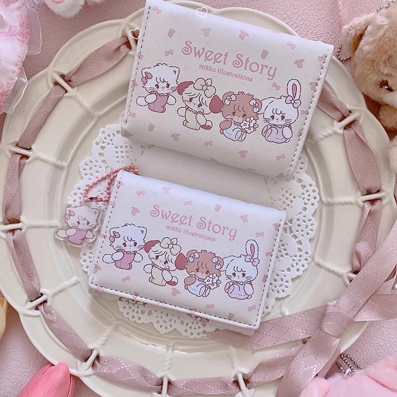 三つ折り財布 コンパクト 夢見るおとぎ話