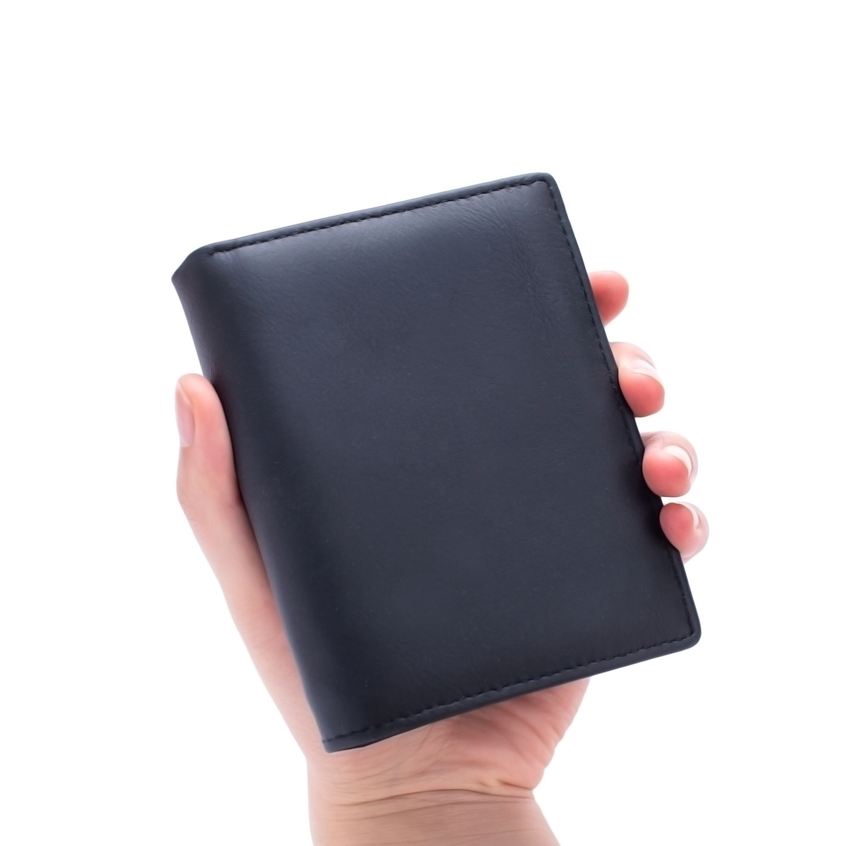 三つ折り 財布 本革スマート三つ折り財布