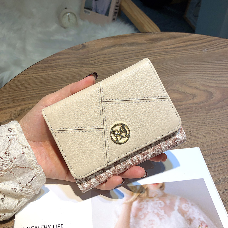 三つ折り 財布 上質紋様 三つ折りミニ財布