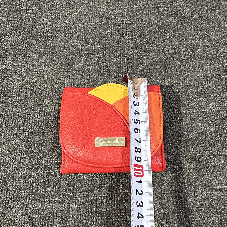 三つ折り財布 コンパクト 花びら重ね