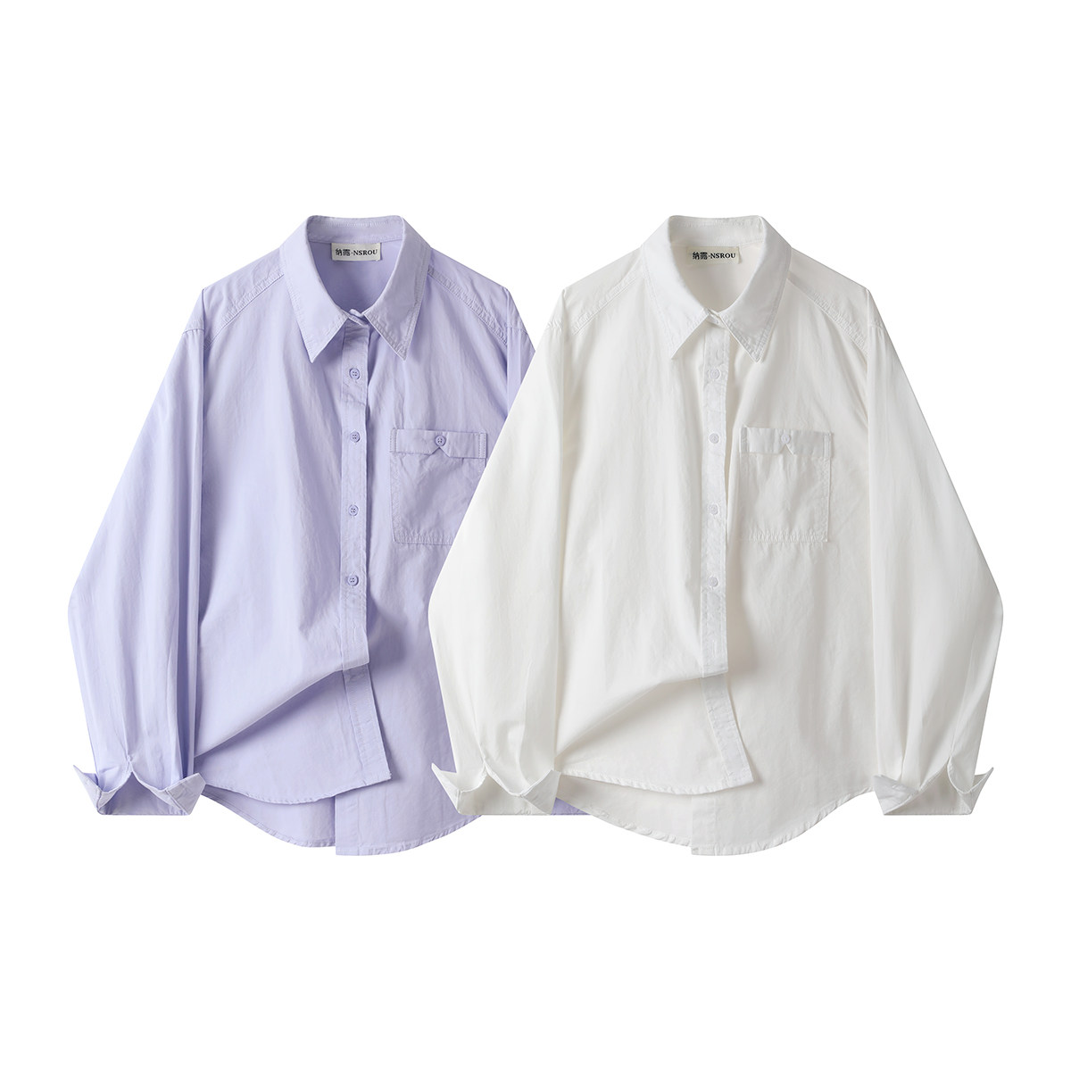 モード系 【S〜L対応】配色切替 スキッパーカラーシャツ｜全3色