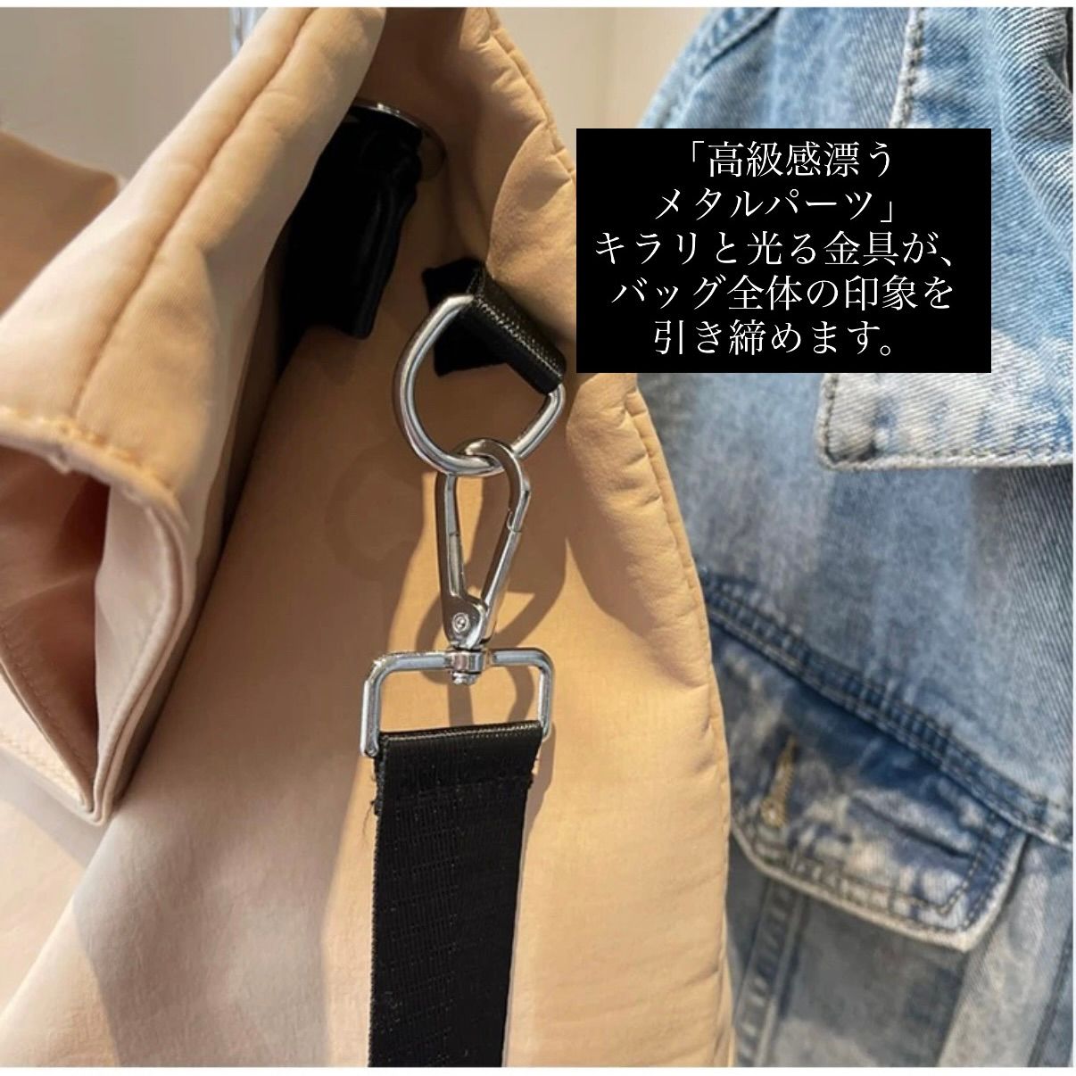モード系ファッション大容量 【大容量＆軽量】コットンキャンバス 多機能ショルダー＆トートバッグ 4色展開