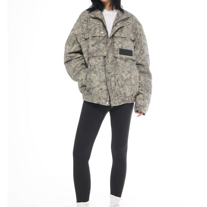 モード系ファッション【ユニセックス対応】ウォッシュ加工コットンジャケット｜一枚でこなれた印象に仕上がるライトアウター