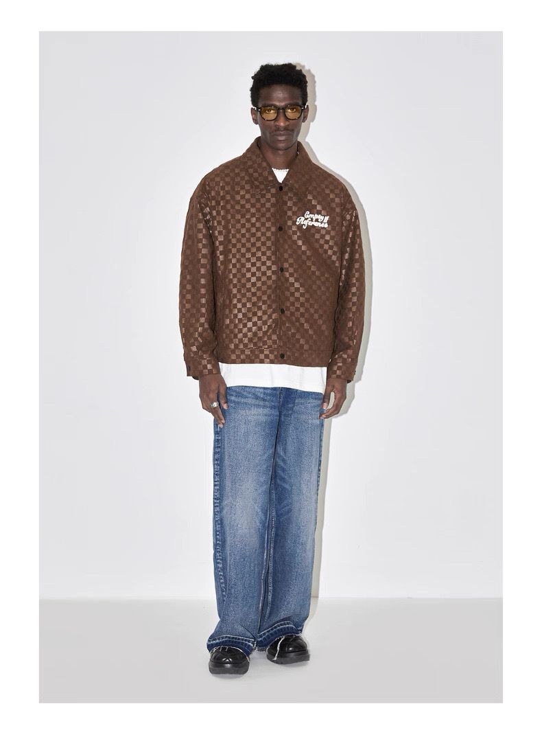 【ユニセックス】ストレートワイドデニムパンツ