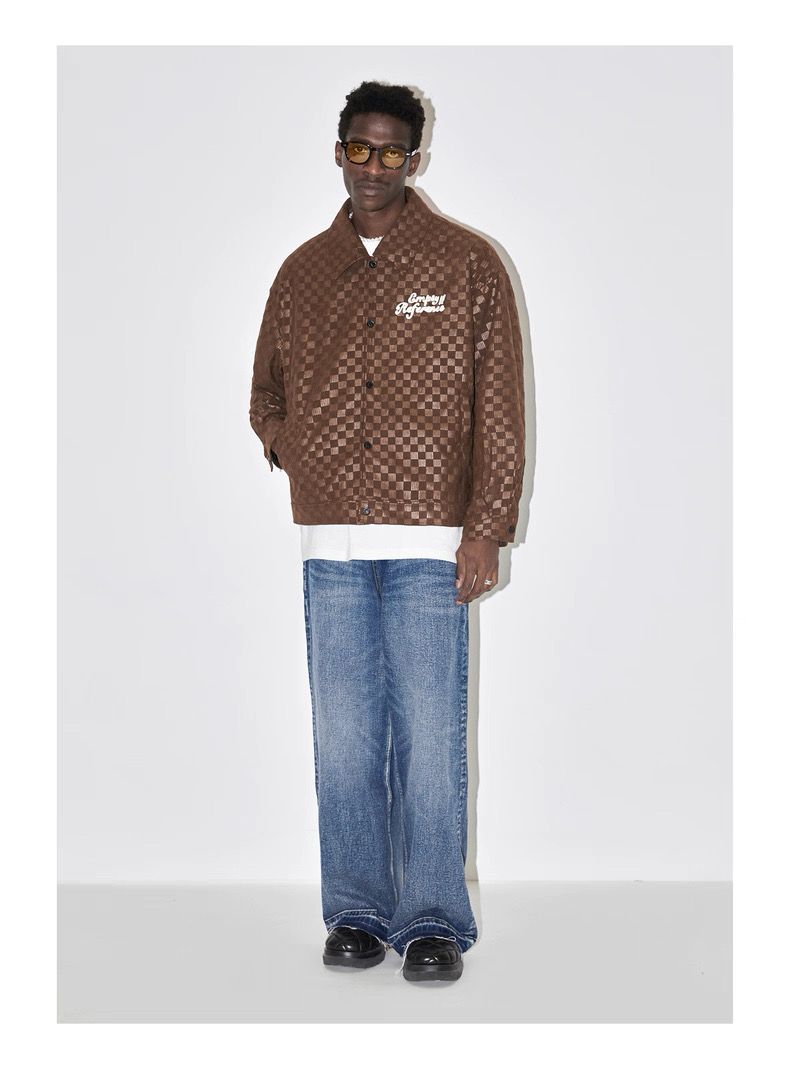 【ユニセックス】ストレートワイドデニムパンツ