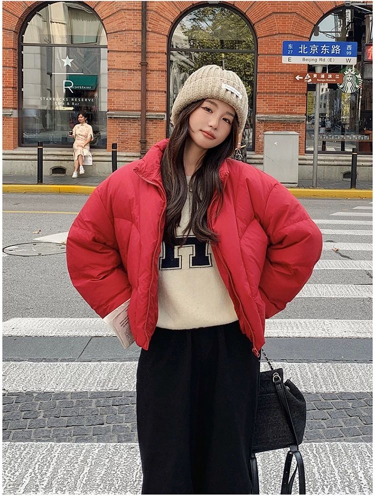 モード系ファッション【S〜M対応】ボリュームショートダウンジャケット