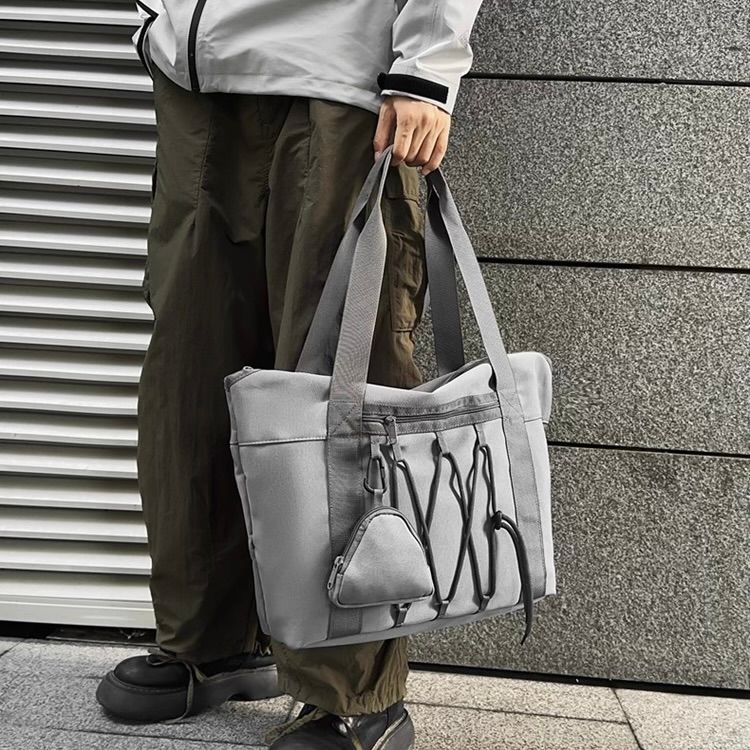 モード系 【防水素材×大容量】ユニセックス多収納アウトドアトートバッグ（全6色）