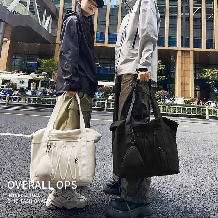 モード系 【防水素材×大容量】ユニセックス多収納アウトドアトートバッグ（全6色）