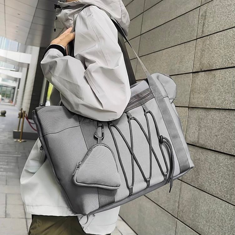 モード系 【防水素材×大容量】ユニセックス多収納アウトドアトートバッグ（全6色）