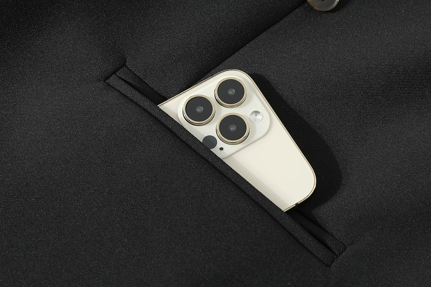 モード系 M〜XL対応】ダブルブレスト テーラードライトジャケット（ブラック／カーキ）