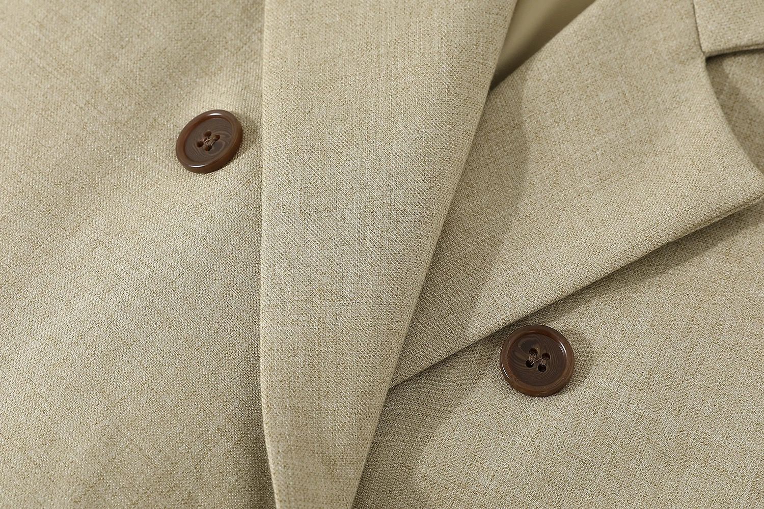 モード系 【M〜3XL対応】ダブルブレスト風 テーラードアウター