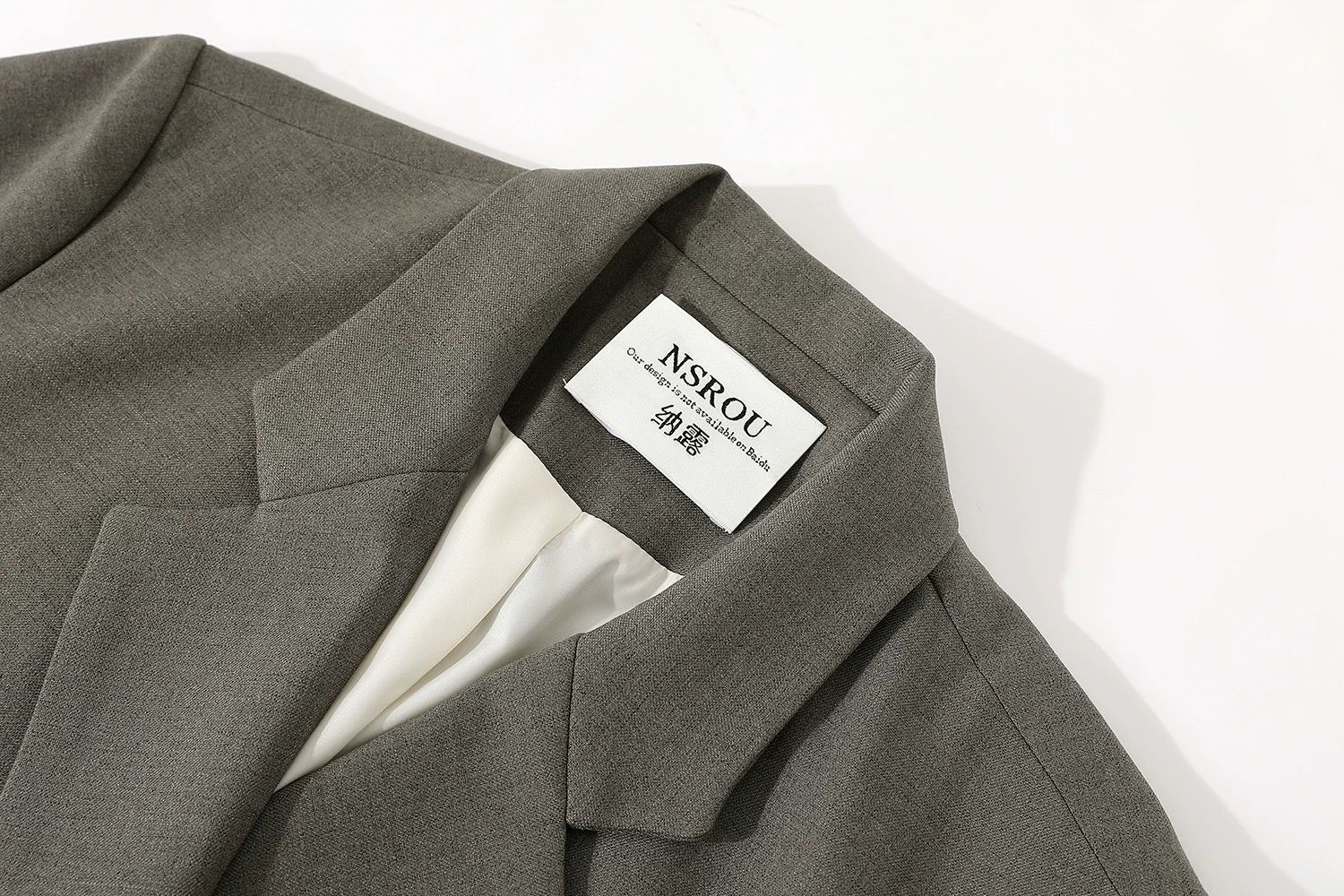 モード系 【M〜3XL対応】ダブルブレスト風 テーラードアウター