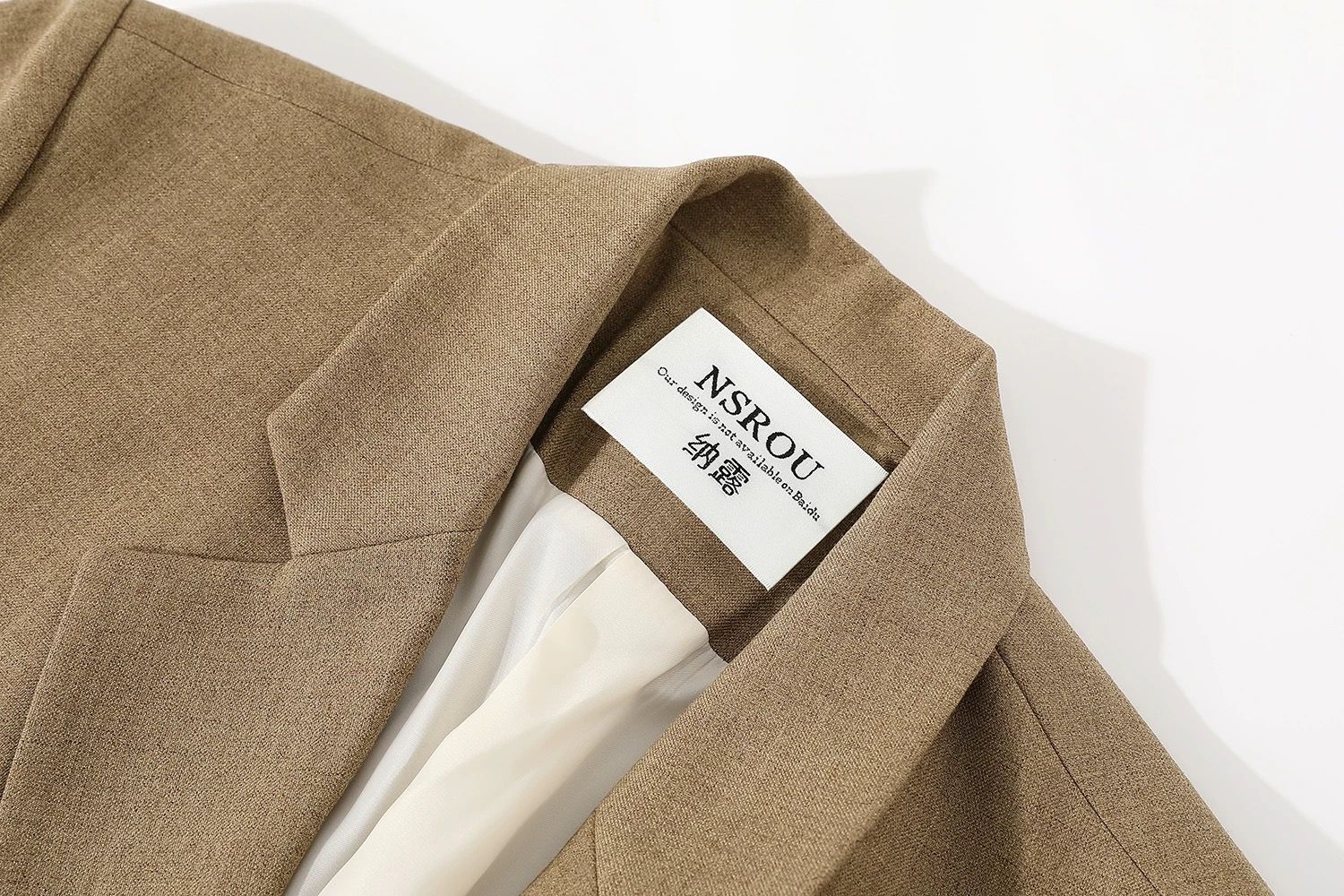 モード系 【M〜3XL対応】ダブルブレスト風 テーラードアウター